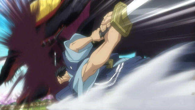 File:Genjuurou slaying a Mushi.jpg