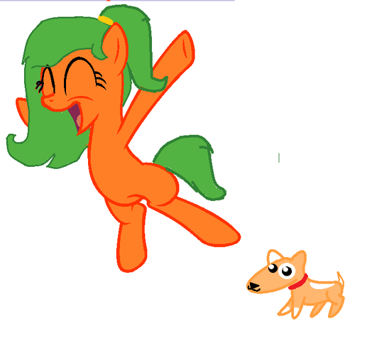 Archivo:Orange Y su perro by fabeh.png