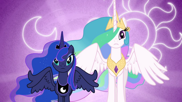 Fichier:Celestia et Luna envoient Twilight dans l'Empire (S03E01).png