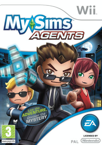 Fichier:Jaquette MySims Agents Wii.jpg