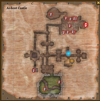 Ardent castle map