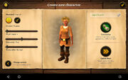 Creation of new char