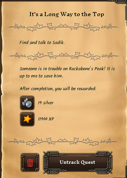 It's long way to the top