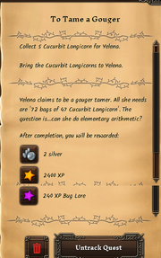 To tame a gouger
