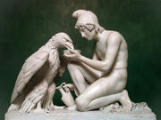 800px-Ganymede Waters Zeus as an Eagle by Thorvaldsen