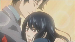 Kato hugs Oda