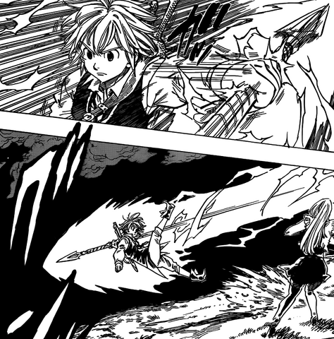 File:Meliodas catching Gilthunder spear.png