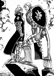 Escanor confronts Estarossa