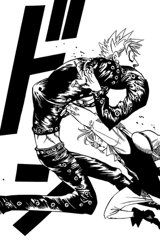 File:Meliodas winning the fist clash.png