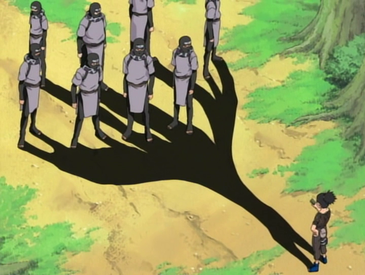 Shikamaru's shadow catches multiple enemies.png
