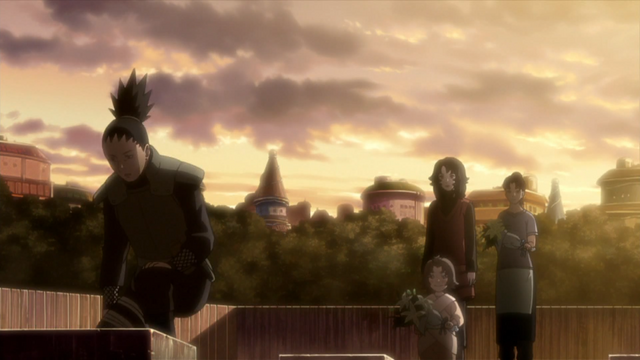 File:Shikamaru visits Asuma's Grave.png