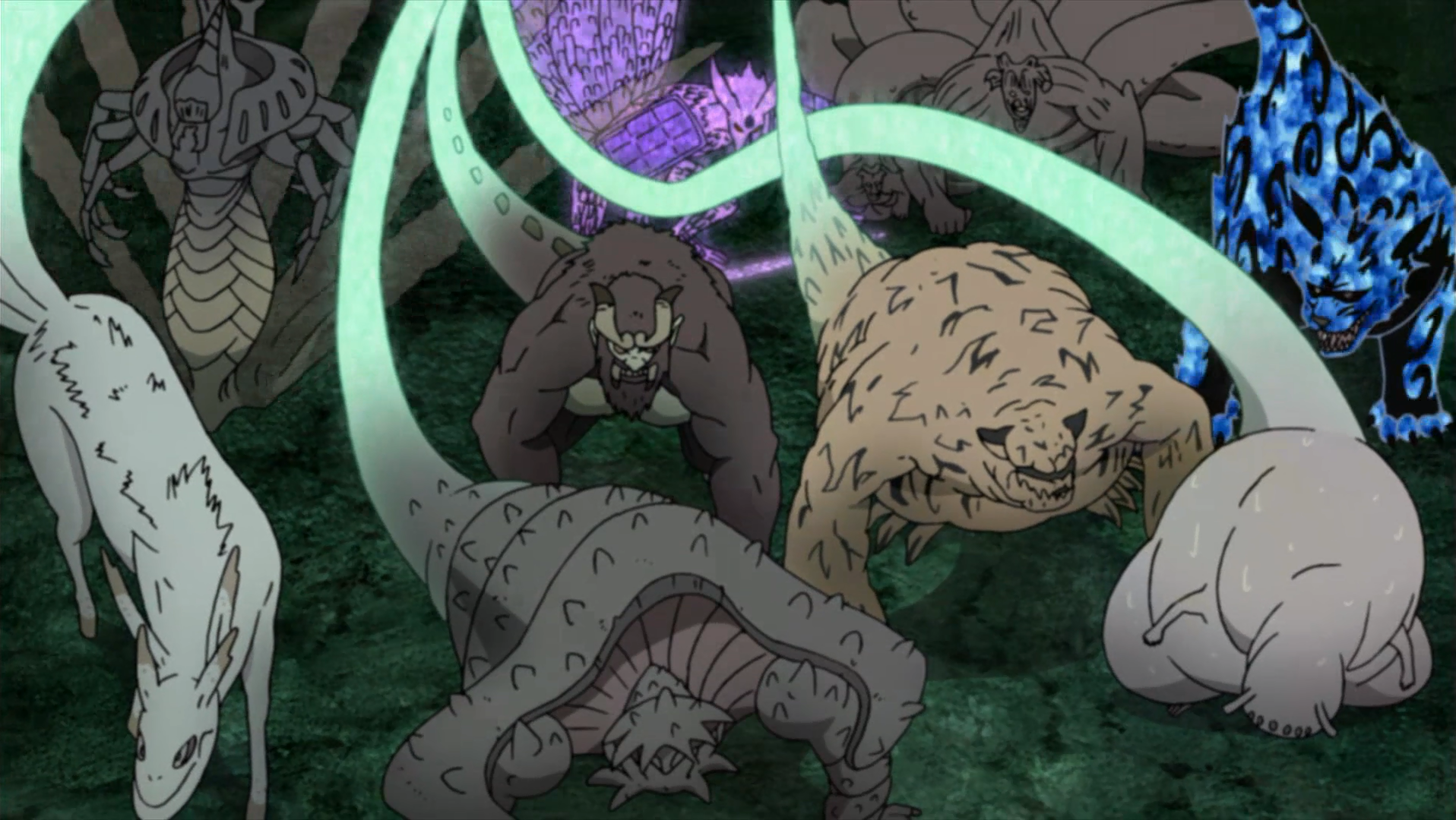 Imagen Las Bestias con Cola liberadas.png Naruto Wiki