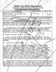 Police Report