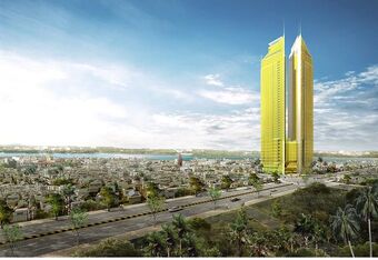 Golden tower