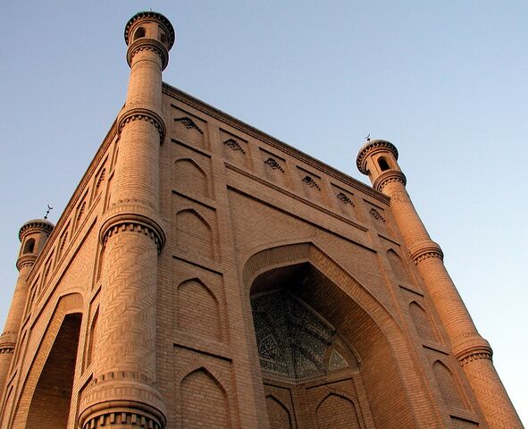 Fișier:Mosque in Quka - East Turkestan.jpg
