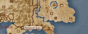 Abandoned Quarry location