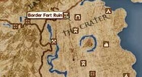 Border Fort Ruin location