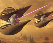 Geonosian starfighters