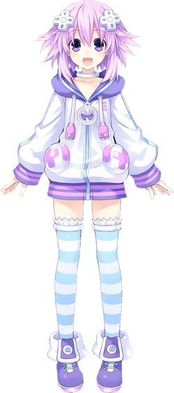 Hyperdimension Neptunia -- Neptune Minecraft Skin