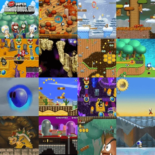 super mario bros wii all worlds
