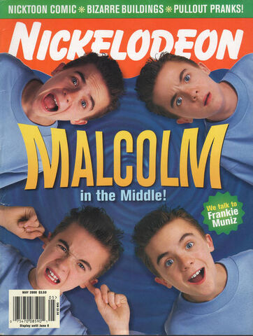 File:Nickelodeon Magazine cover May 2000 Malcolm in the Middle Frankie Muniz.jpg