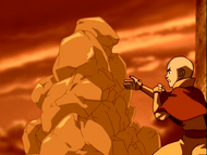 Aang fights Azula
