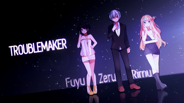 File:FuyuZeruRimu - TROUBLE MAKER.png
