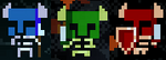 All armored skellie warriors
