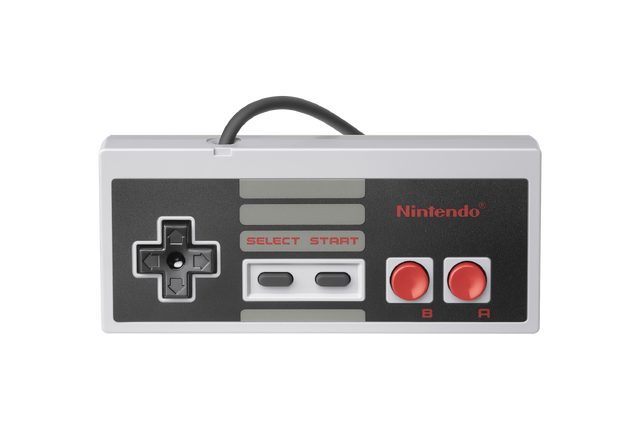 File:Nintendo Entertainment System NES Classic Edition (Nintendo Classic Mini Nintendo Entertainment System) Controller.png