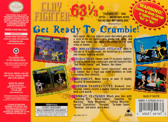 File:N64 ClayFighter63 NA2.png
