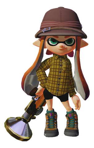 File:Splatoon - ExpeditorHat LumberjackShirt.png