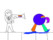 Rainbow bazooka