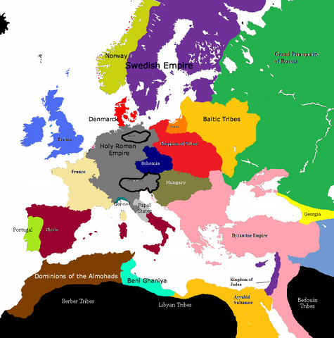 File:Map of europe, 1200 19st.png