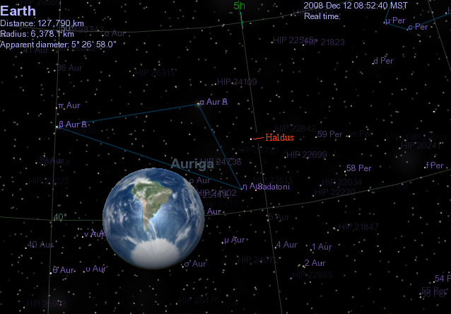 Haldus from Earth