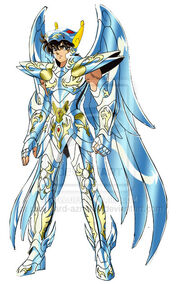Seiya vistiendo la armadura del legendario heroe Pegaso.jpg