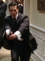 OHF- first of three unnamed SS agents with Asher (played by Laine Dubroc)