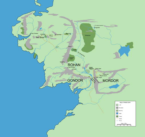 Fichier:Carte de la Terre du Milieu.png