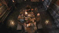 2x13 Abraham Anton Argyle Arlo Andre table repas fête haricots magiques