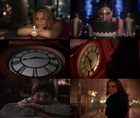 5x12 1x01 parallèles similitudes références Regina Mills Henry Mills sourire horloge 8h16 anniversaire Emma Swan gâteau bougie Reine Regina