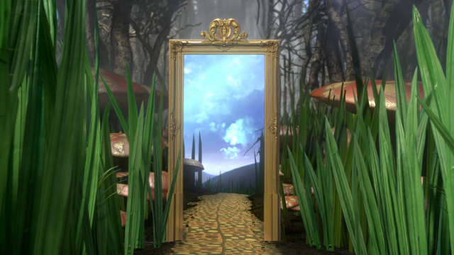 Fichier:1x17 miroir magique entrée Pays des Merveilles.png