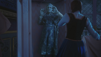 4x08 Hans statue Anna placard Ingrid Reine des Neiges chambre princesses château d'Arendelle