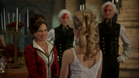 W1x11 Cora Reine de Cœur Tweedledee Anastasia Reine Blanche Rouge Tweedledum début amitié proposition magie sourire