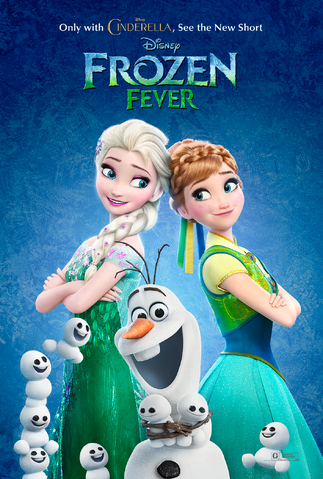 Fichier:La Reine des Neiges - Une Fête Givrée Disney Frozen Fever Elsa Anna affiche teaser.png