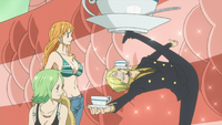 Sanji Offering Tea