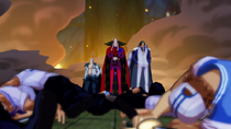 Patrick Redfield, Kuzan, and Smoker Defeat the Marines.png
