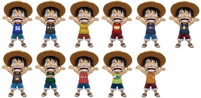 File:One Piece World Collectable Figure Character & Pictograph Top Tank Luffy.png