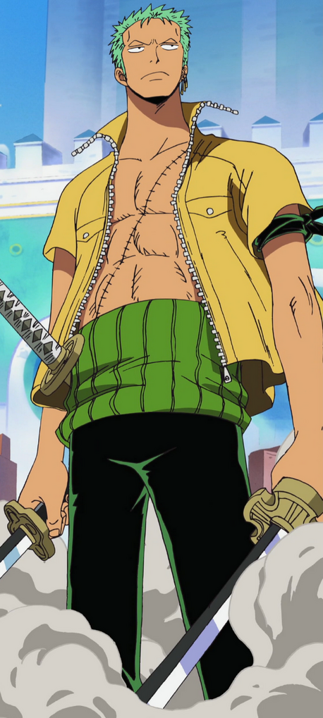File:Zoro Enies Lobby Arc Outfit.png