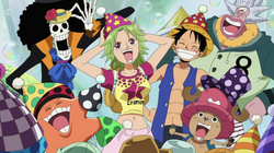 Hatchan e seus Companheiros no Parque Sabaody.png