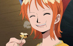 Nami mangia takoyaki