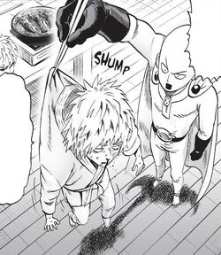 Saitama catch Charanko